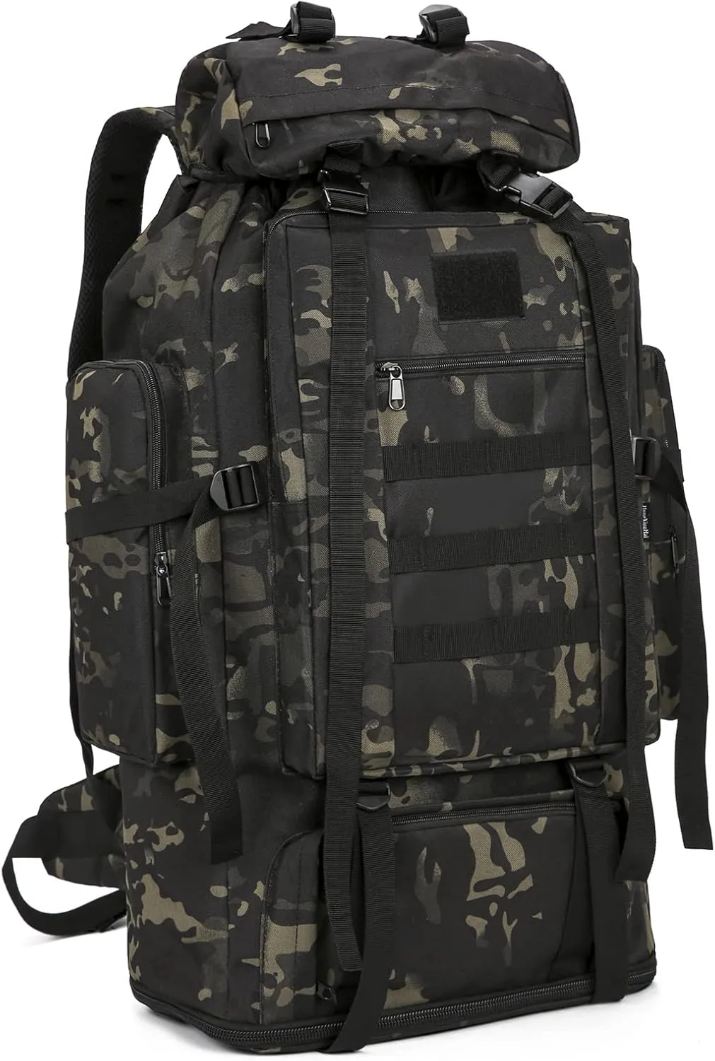 100L Tactical Military Backpack for Men - Waterproof Hiking & Hunting Pack with MOLLE System, Adjustable Suspension, Survival Gear Compartment - Outdoor Camping, Trekking Travel Backpack
