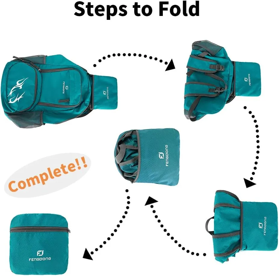 35L Lightweight Foldable Waterproof Packable Travel Small Hiking Backpack Daypack for men women