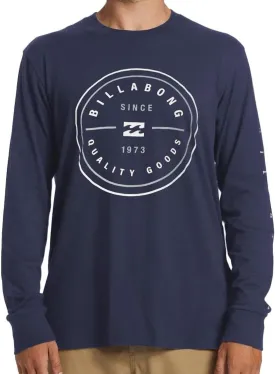 Billabong Big and Tall Long Sleeve T Shirts for Men - Cotton Graphic Tee Shirts
