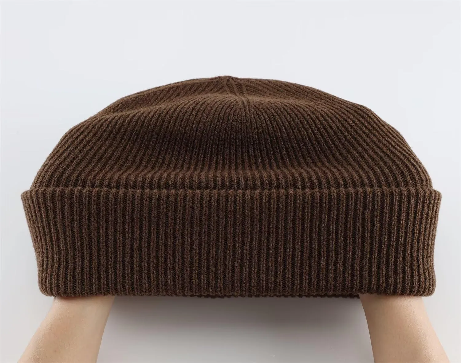 Connectyle Men's Cuffed Beanie Hat Thick Knitted Winter Hat Acrylic Warm Stocking Skull Caps