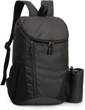 DOVO Hiking Backpack, Waterproof and Wear-resistant Lightweight Backpack Packable,Outdoor Travel Camping Daypack Foldable-BLACK