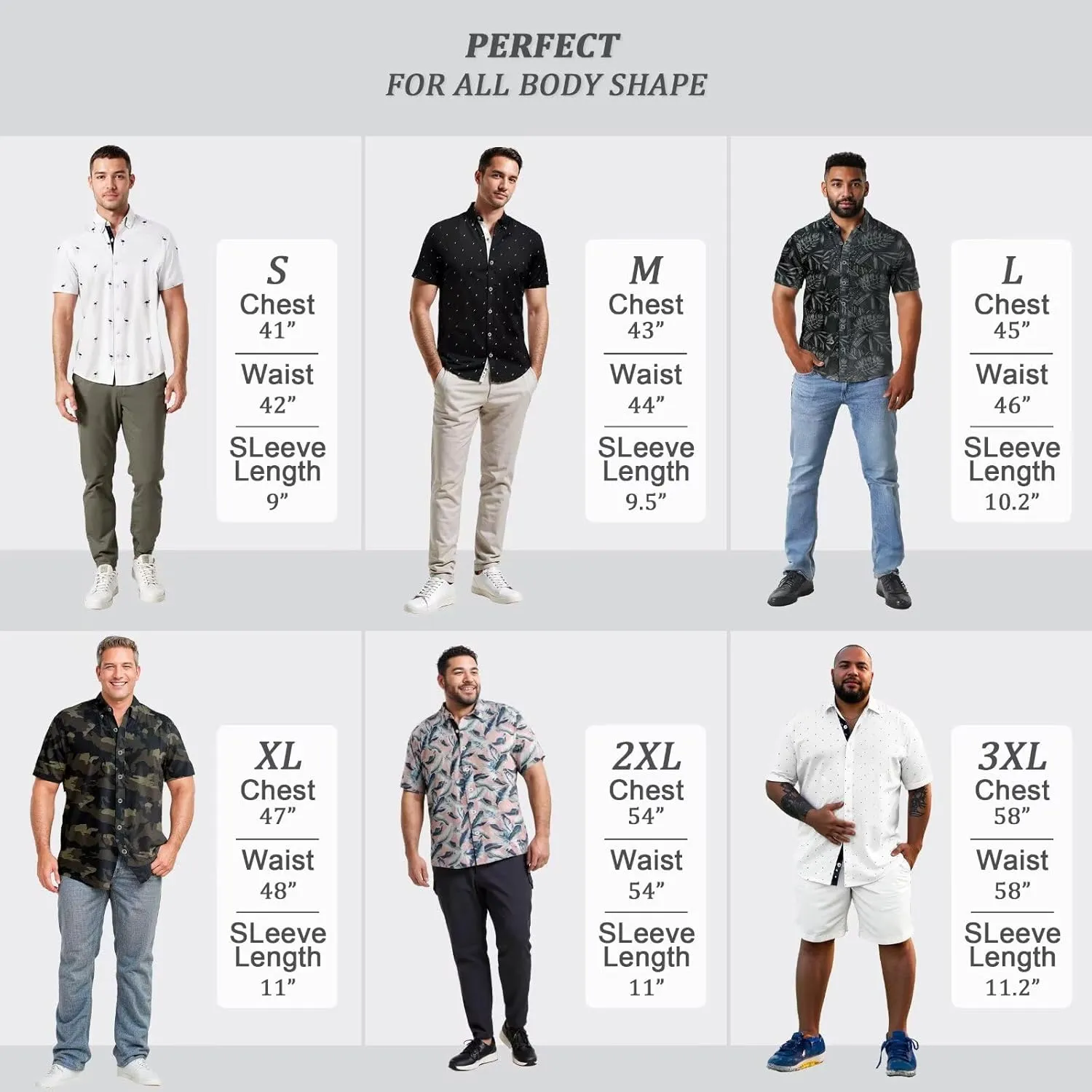 ETHANOL Mens Slim Fit Short Sleeve Button Down Polo Tech Stretch Printed Shirt