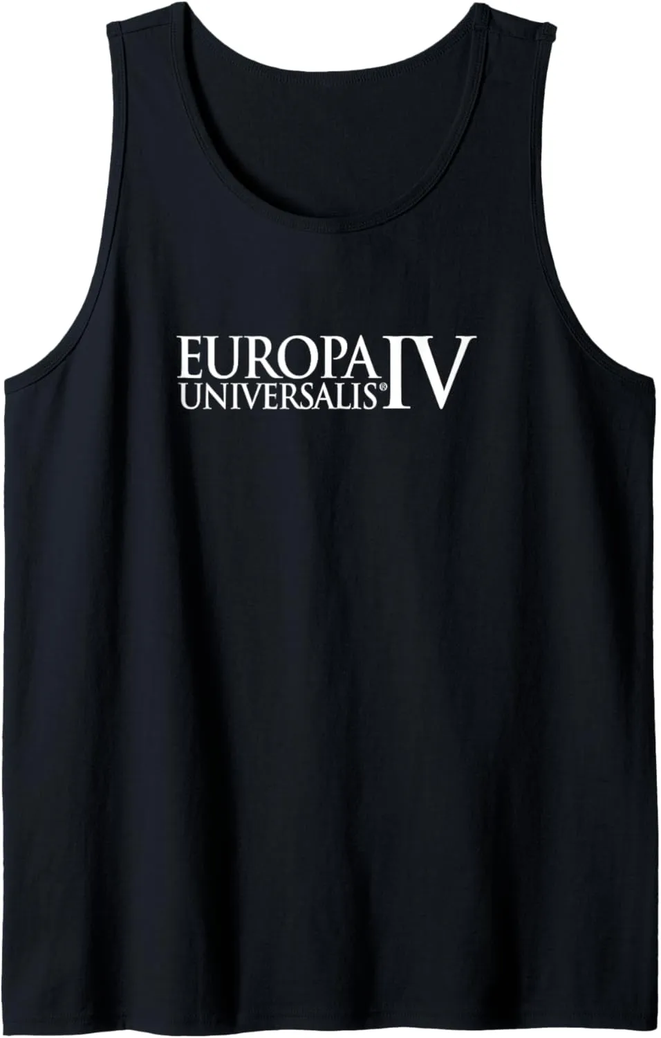 Europa Universalis IV logo white Strategy Game Tank Top