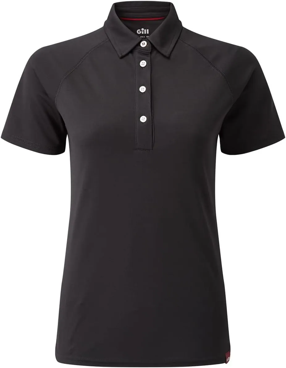 Gill Womens UV Tec Polo Shirt - 50  UV Sun Protection - Ideal for Sailing, Watersports or Casual Wear