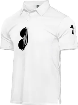 Haimont Men's Performance Dry Fit Polo Shirt Short and Long Sleeve Golf Collared T-Shirts for Tactical Outdoor Hiking