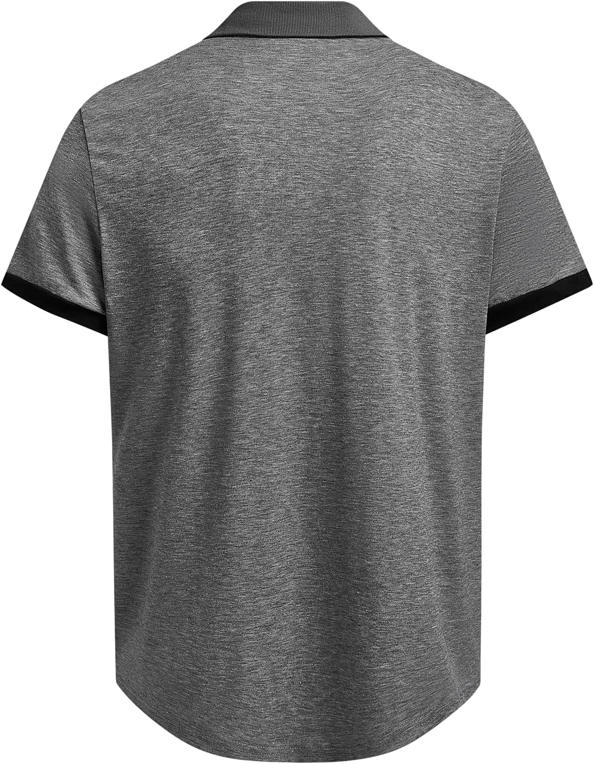 Hardaddy Men's Casual Polo Shirt with Pocket Contrast Color Short Sleeve Business Work Shirts Summer Tees Top Shirt