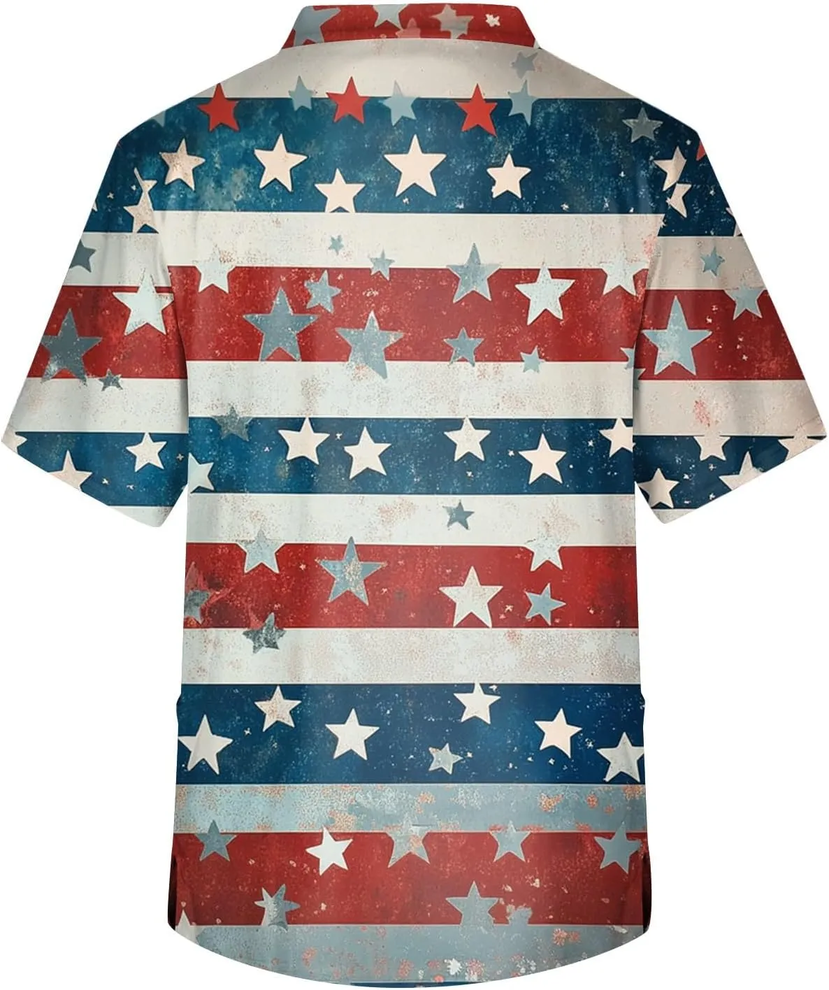 July 4 Shirts for Men Relaxed Fit & Breathable Flag Graphic Short Sleeve 2025