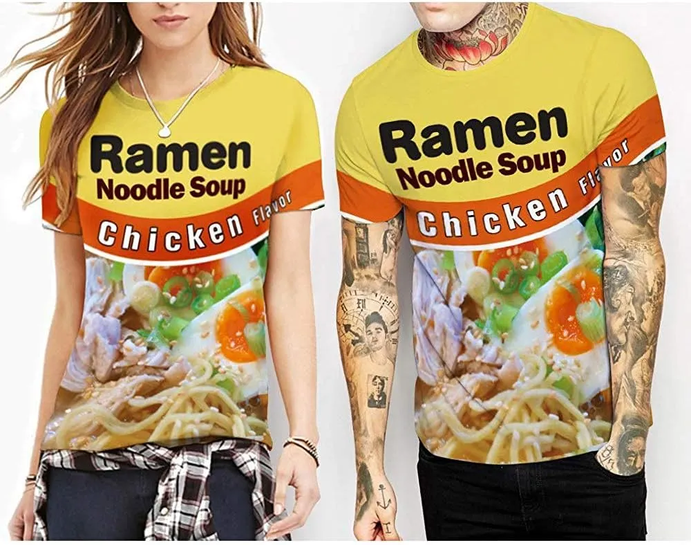 Keasmto 3D Print Cool T Shirts Graphic Design Casual Summer Short Sleeve Fashion Tees Shirt for Men Women