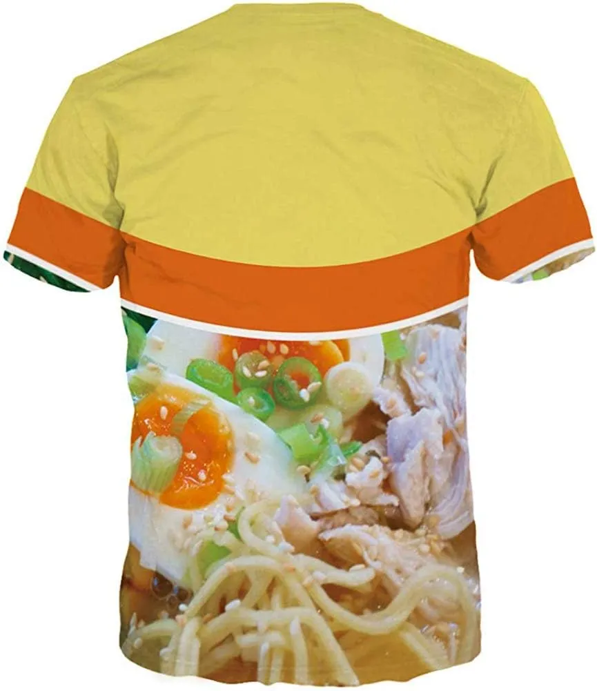 Keasmto 3D Print Cool T Shirts Graphic Design Casual Summer Short Sleeve Fashion Tees Shirt for Men Women