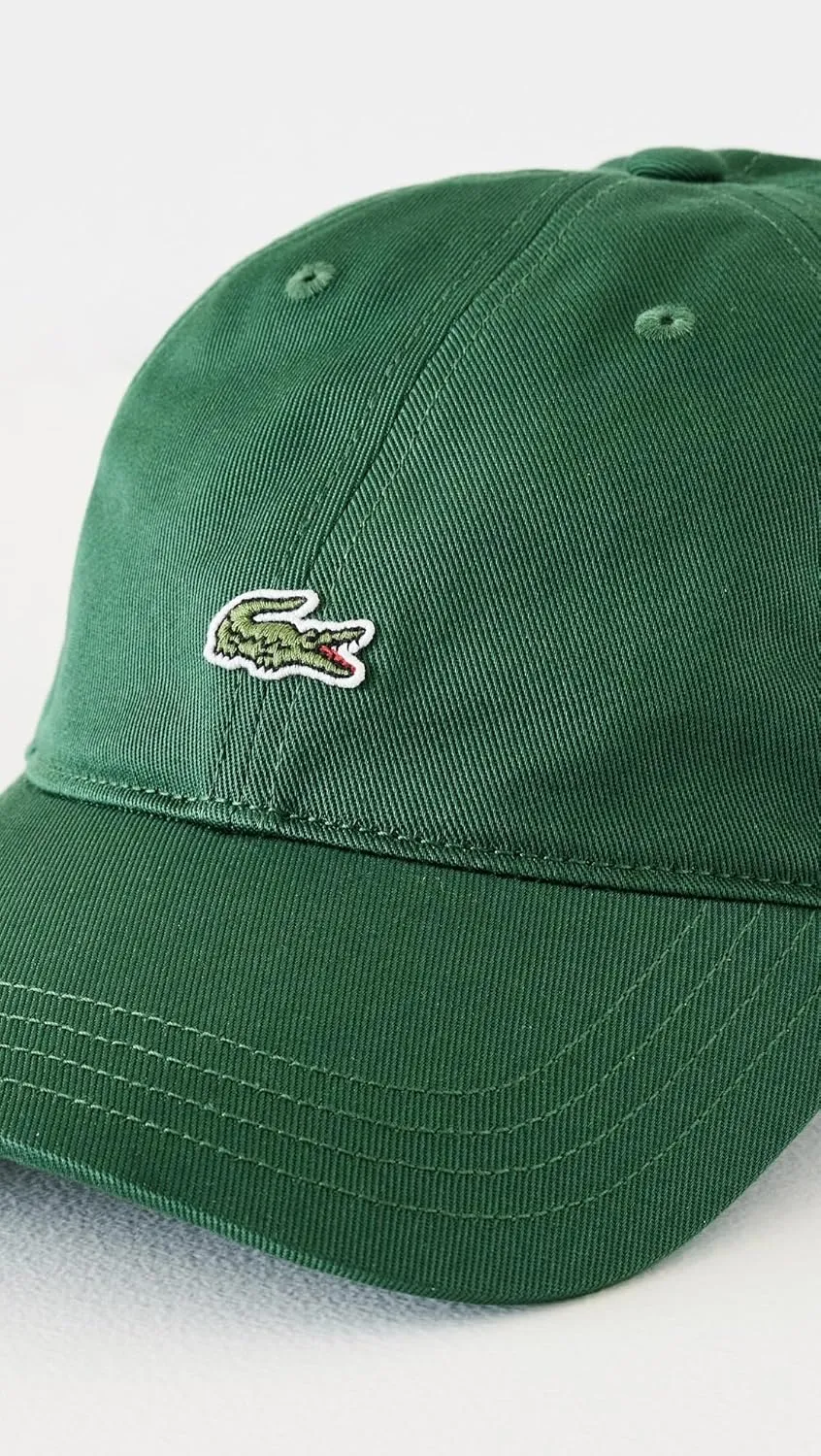 Lacoste Cotton Twill Side Logo Cap