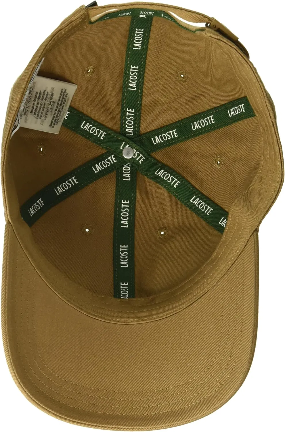 Lacoste Cotton Twill Side Logo Cap