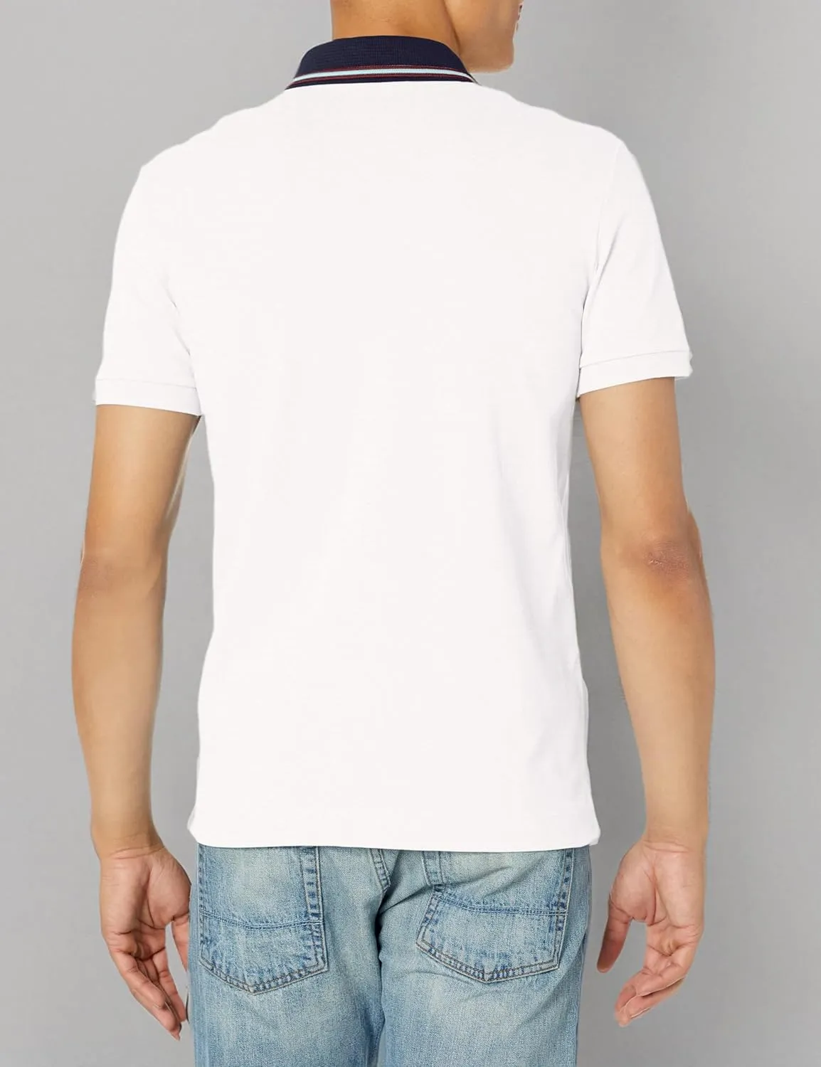 Lacoste Men's Regular Fit Contrast Neck Smart Paris Polo