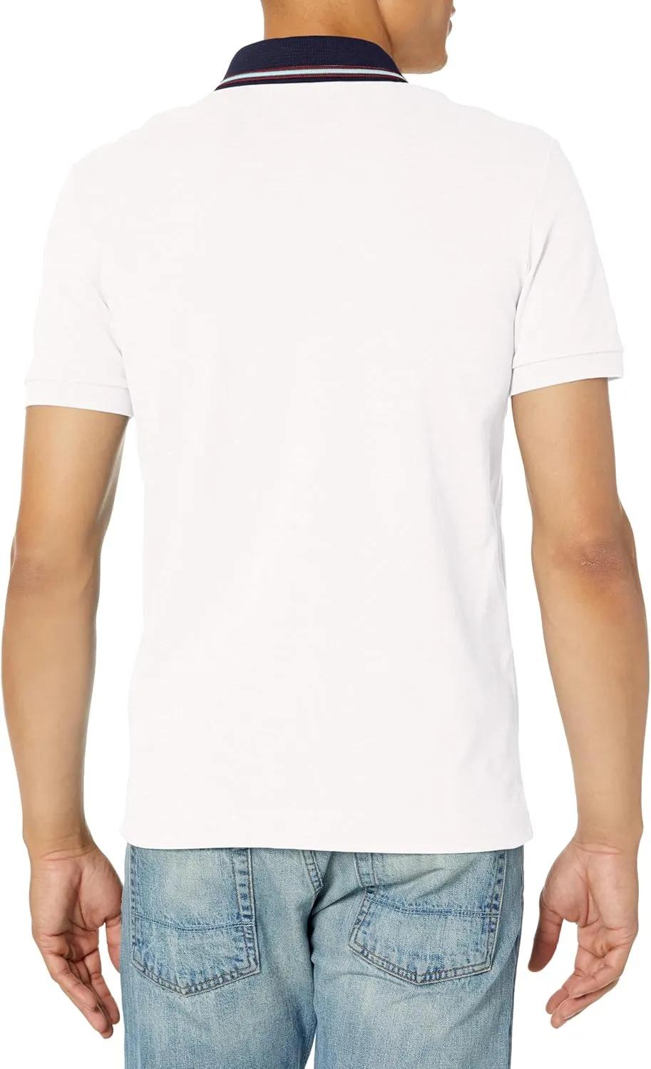 Lacoste Men's Regular Fit Contrast Neck Smart Paris Polo
