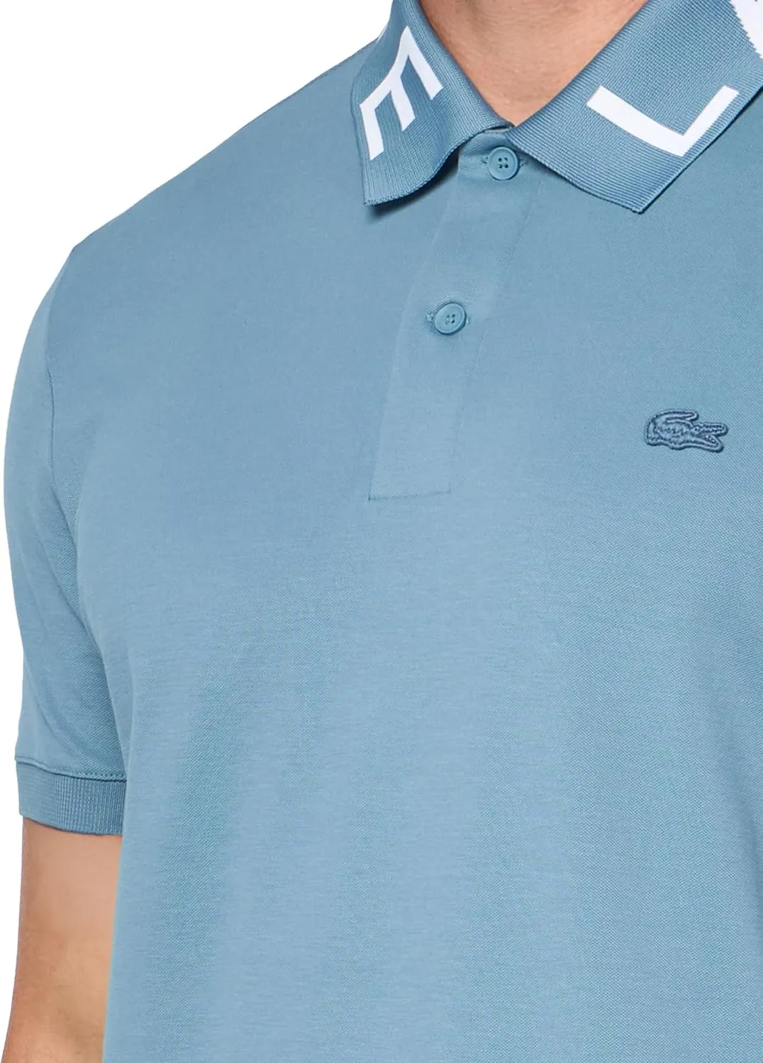 Lacoste Men's Slim Fit Bicolor Jacquard Polo