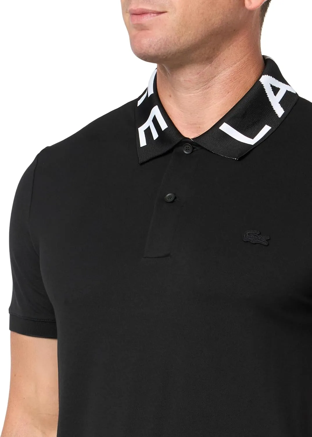 Lacoste Men's Slim Fit Bicolor Jacquard Polo