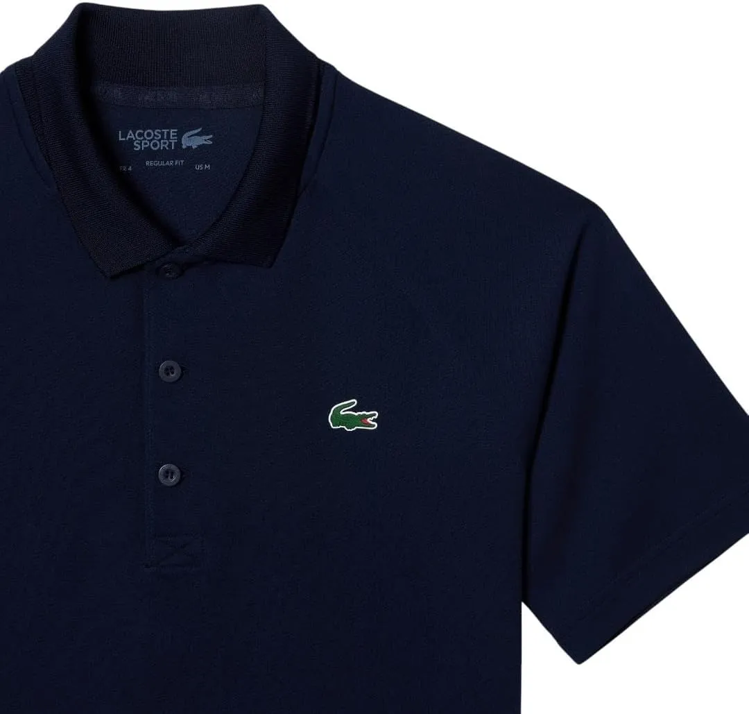 Lacoste Men's Ultra Dry Raglan Sleeve Polo Sport Short