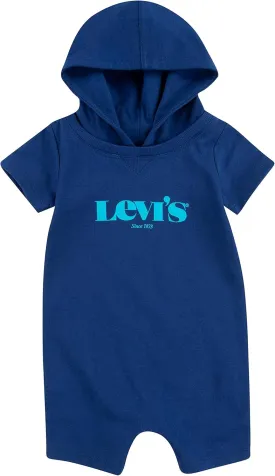 Levi's Baby Boys' Short Sleeve Hooded Romper