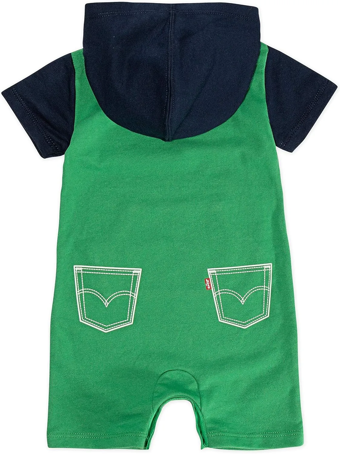 Levi's Baby Boys' Short Sleeve Hooded Romper