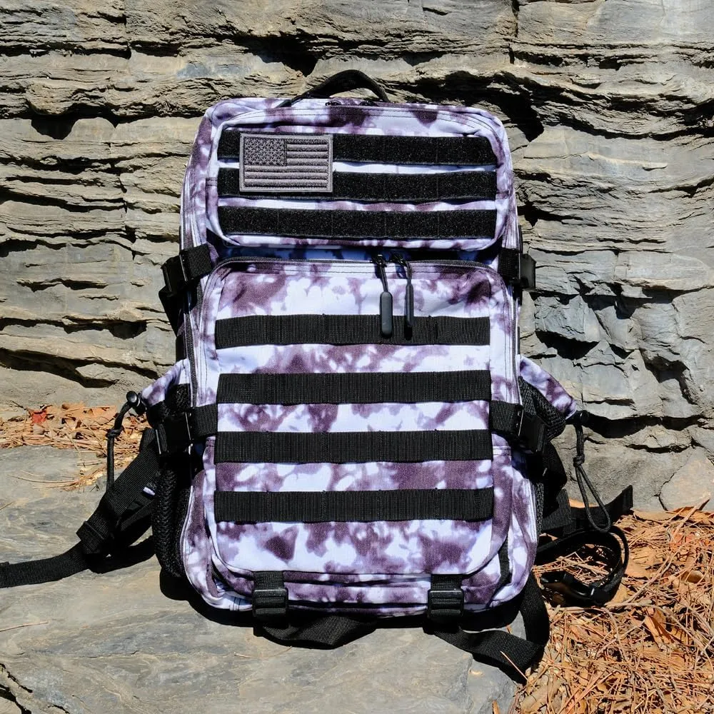 Military Tactical Backpack 45L Large Tactical Backpack for Men, Hiking Rucksack With Bottle Holder