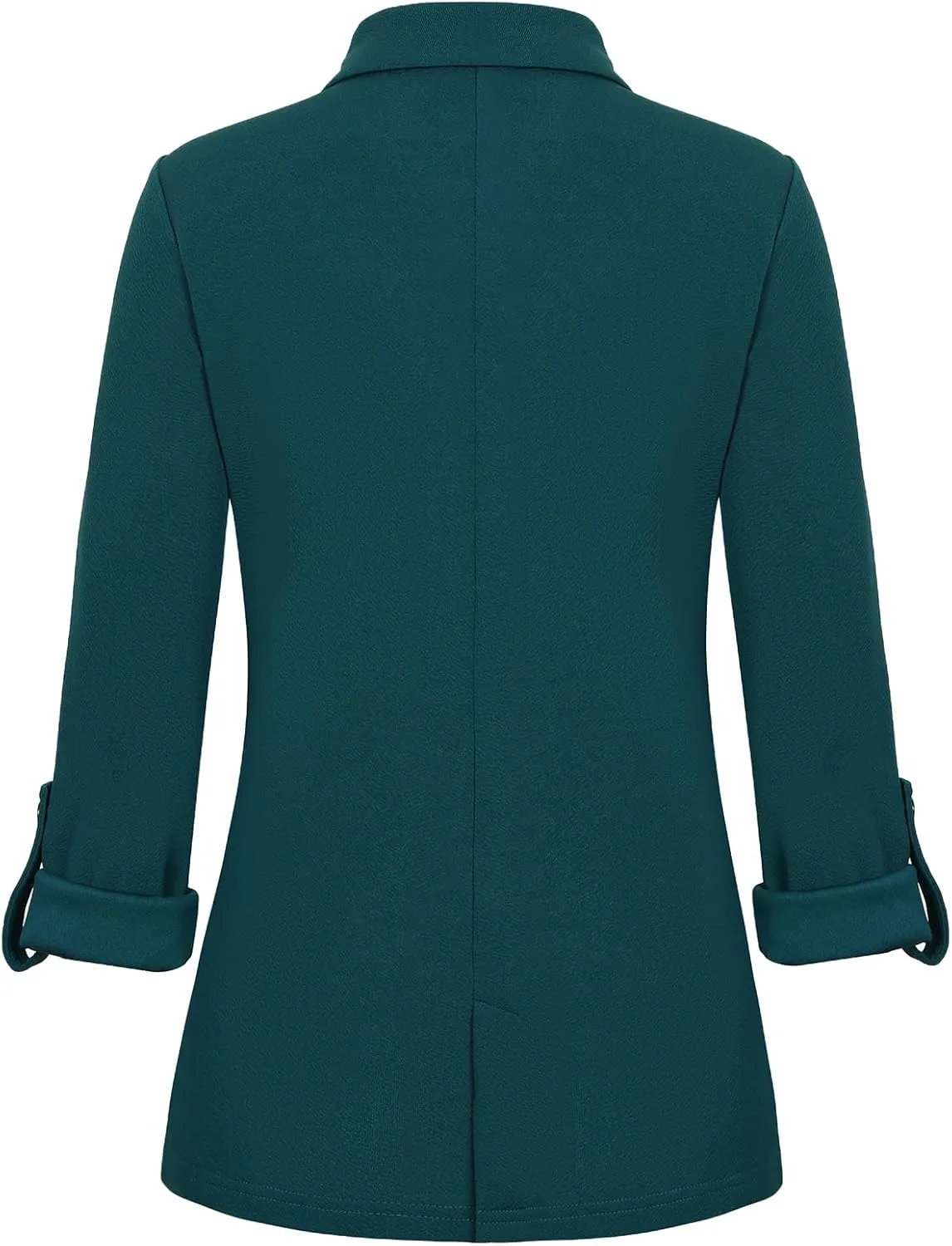 MINTLIMIT Womens Casual Blazers Button Front 3/4 Roll-up Sleeve Notched Lapel Business Work Blazer Jacket with Pockets