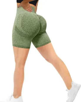 MOHUACHI Butt Lifting Shorts for Women High Waist Workout Biker Shorts Scrunch Booty Yoga Shorts TIK Tok Gym Leggings