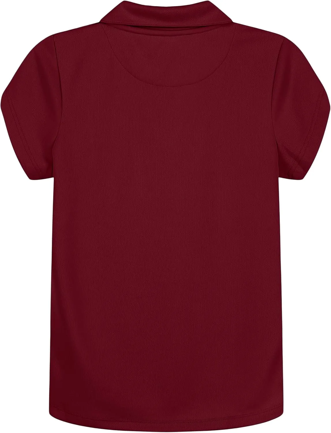 Nautica Girls' School Uniform Short Sleeve Performance Polo