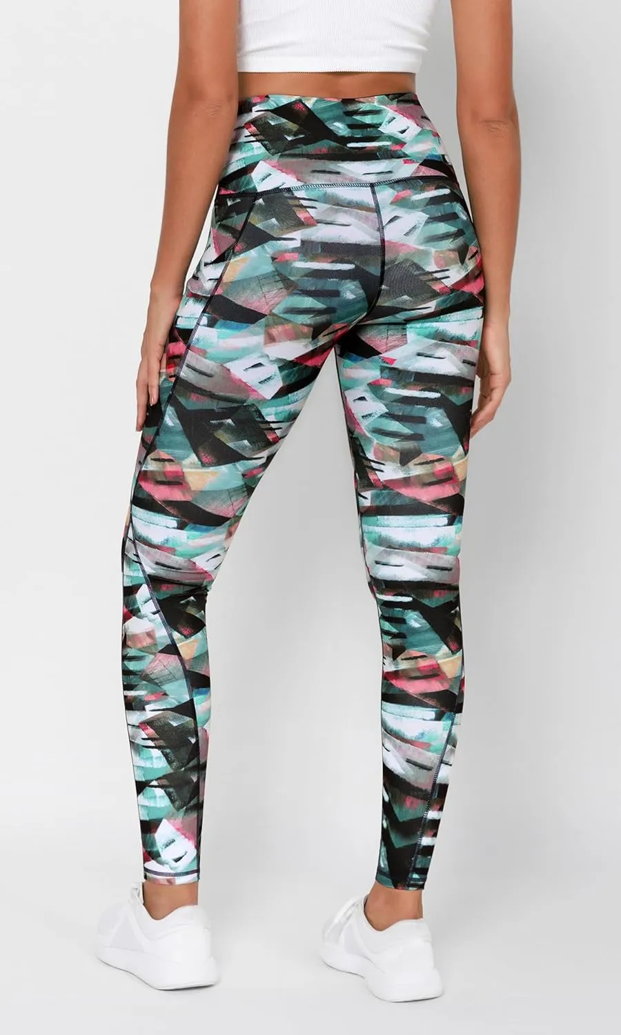 ODODOS Women's High Waisted Yoga Leggings with Pockets, Tummy Control Non See Through Workout Athletic Running Yoga Pants