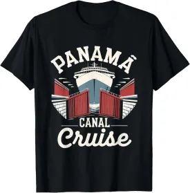 Panama Canal Adventure Travel Sailing Cruise Nautical T-Shirt
