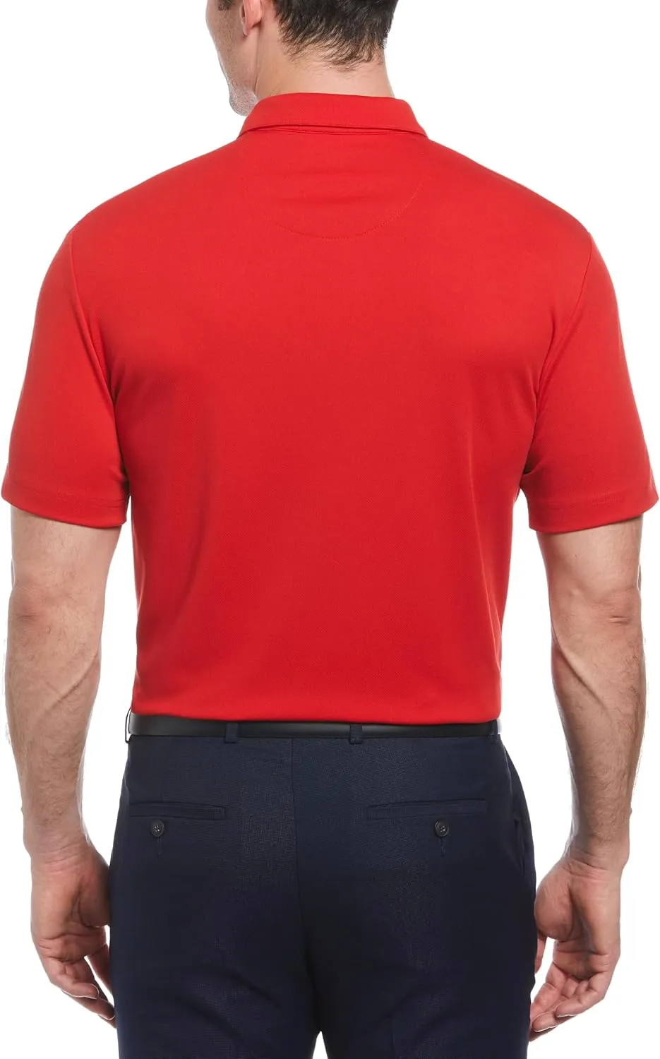 Perry Ellis Men's Classic Short Sleeve Golf Polo, Moisture-Wicking Sun Protection, Enhanced Stretch (Available in Big & Tall)