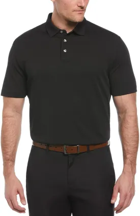 Perry Ellis Men's Classic Short Sleeve Golf Polo, Moisture-Wicking Sun Protection, Enhanced Stretch (Available in Big & Tall)