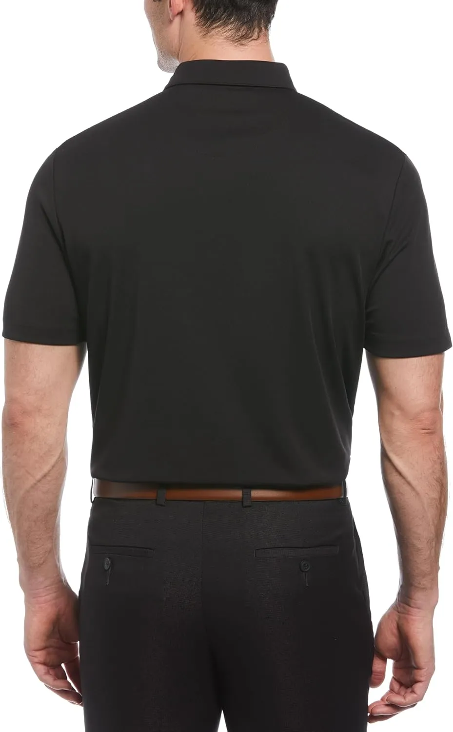 Perry Ellis Men's Classic Short Sleeve Golf Polo, Moisture-Wicking Sun Protection, Enhanced Stretch (Available in Big & Tall)