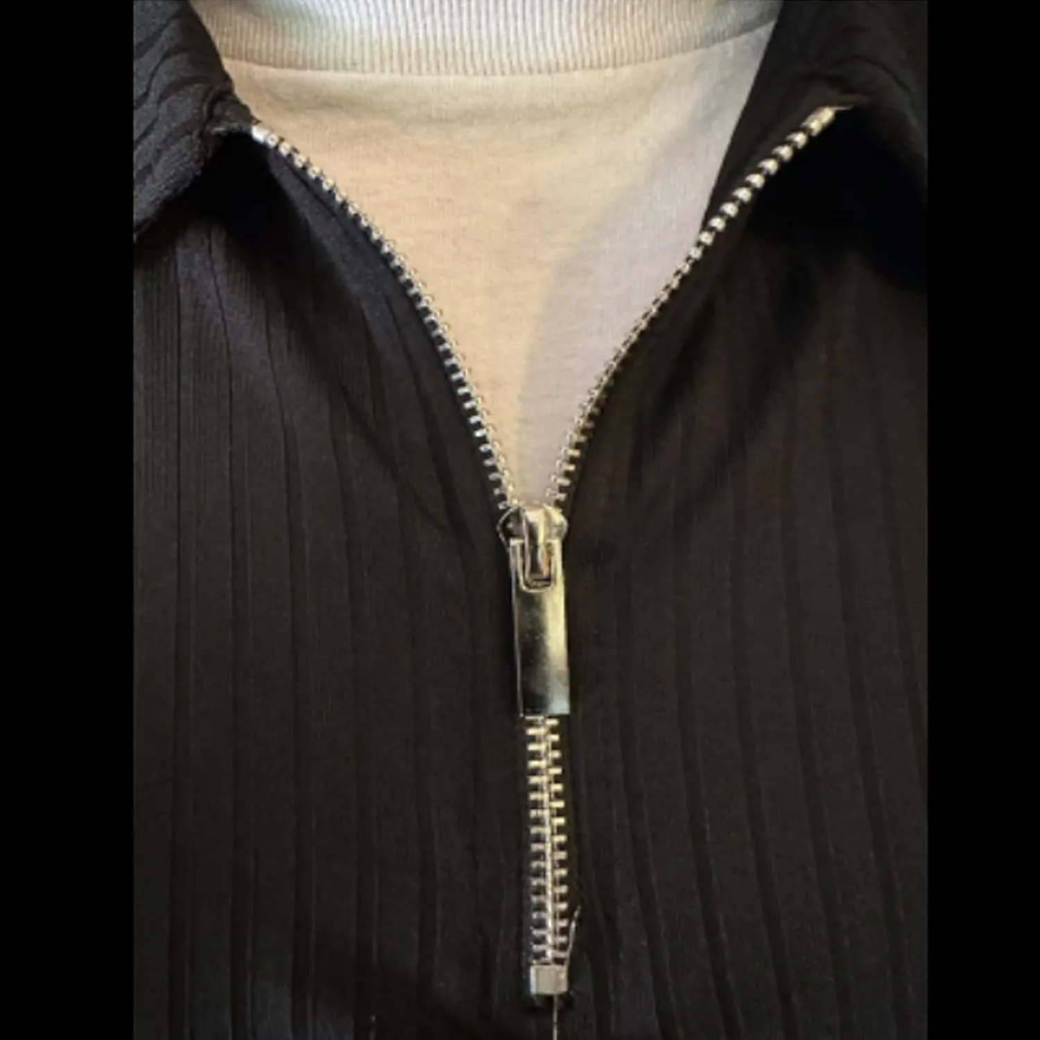 Polo Shirts for Men Golf Shirts Long Sleeve Zip Up Lapel Business Smart Casual Tops Henley V Neck Rugby
