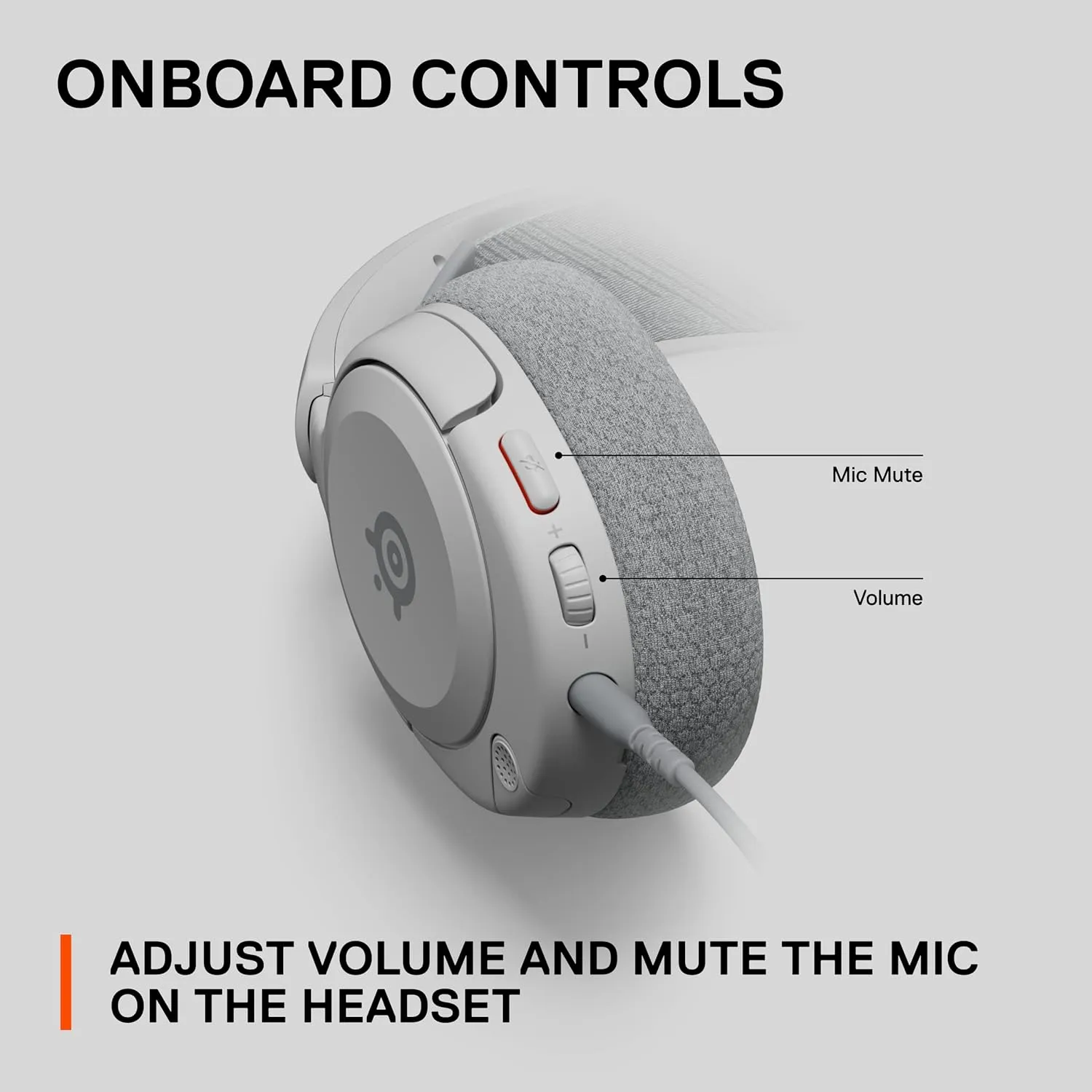 SteelSeries Arctis Nova 1 Multi-System Gaming Headset  Hi-Fi Drivers  360 Spatial Audio  Comfort Design  Durable  Ultra Lightweight  Noise-Cancelling Mic  PC, PS5/PS4, Switch, Xbox - White