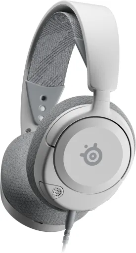 SteelSeries Arctis Nova 1 Multi-System Gaming Headset  Hi-Fi Drivers  360 Spatial Audio  Comfort Design  Durable  Ultra Lightweight  Noise-Cancelling Mic  PC, PS5/PS4, Switch, Xbox - White