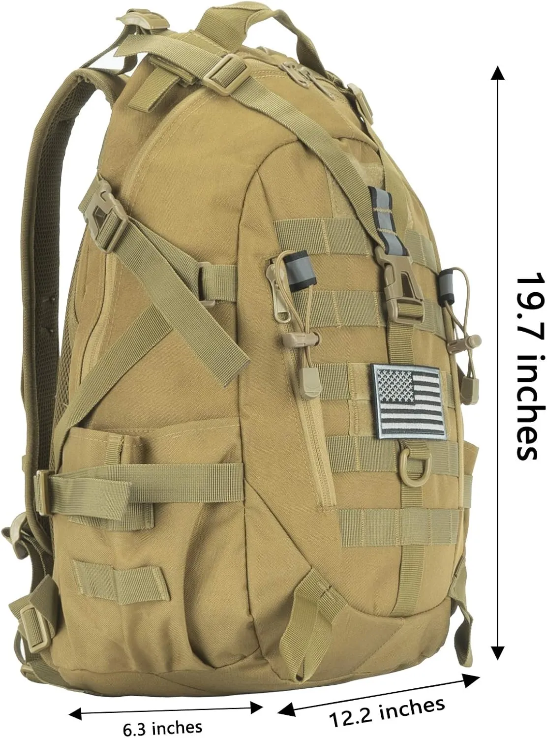 Tactical Backpack Military Molle Bag Camping Trekking Fishing Gym Traveling Motorcycle Hiking Daypack