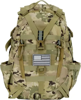 Tactical Backpack Military Molle Bag Camping Trekking Fishing Gym Traveling Motorcycle Hiking Daypack