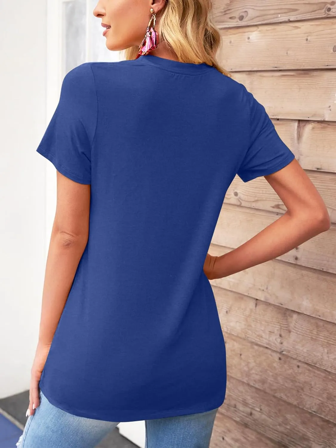 TAKEYAL Women Los Angeles Graphic T Shirts California Letter Print Short Sleeve Tee Loose Casual Tops