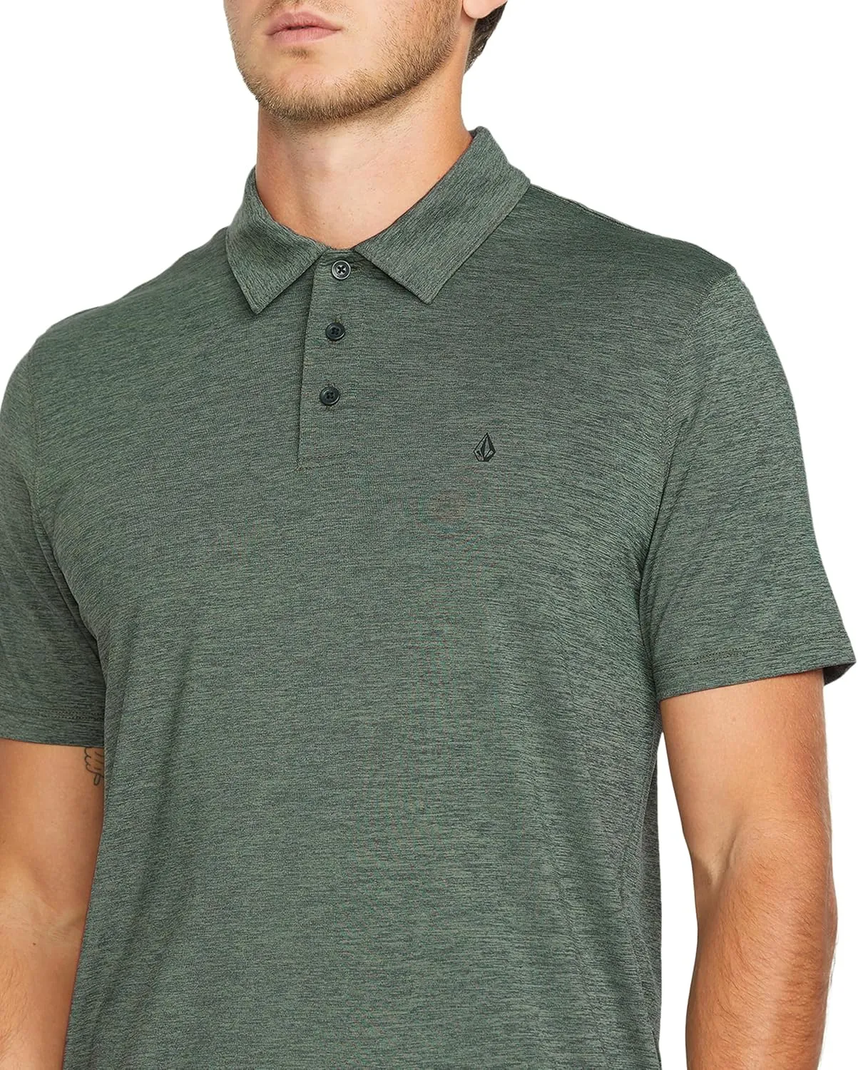 Volcom Men's Hazard Performance Short Sleeve Lightweight Golf Polo