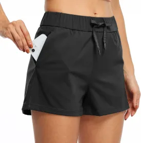 Willit Women's Shorts Hiking Athletic Shorts Yoga Lounge Active Workout Running Shorts Comfy Casual with Pockets 2.5"