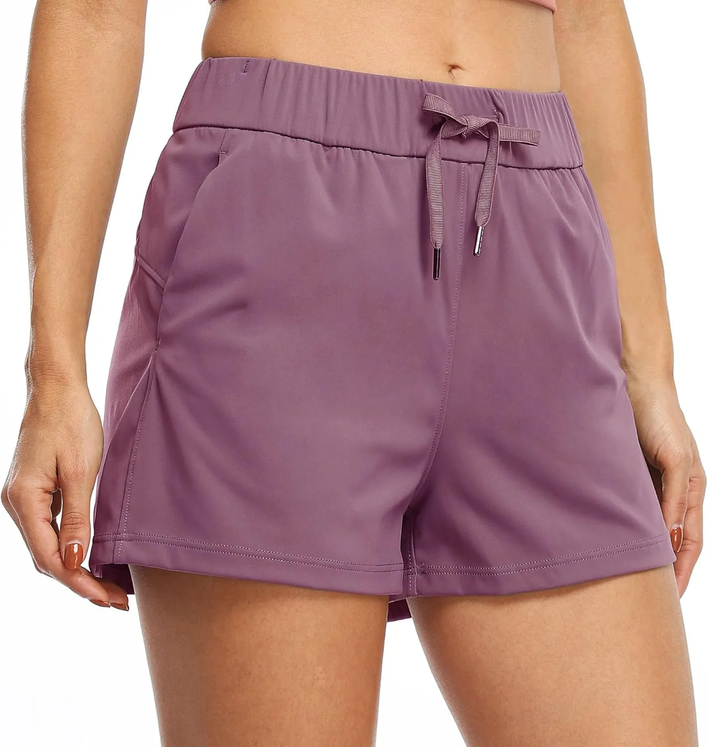Willit Women's Shorts Hiking Athletic Shorts Yoga Lounge Active Workout Running Shorts Comfy Casual with Pockets 2.5"