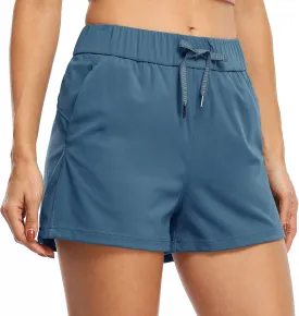 Willit Women's Shorts Hiking Athletic Shorts Yoga Lounge Active Workout Running Shorts Comfy Casual with Pockets 2.5"