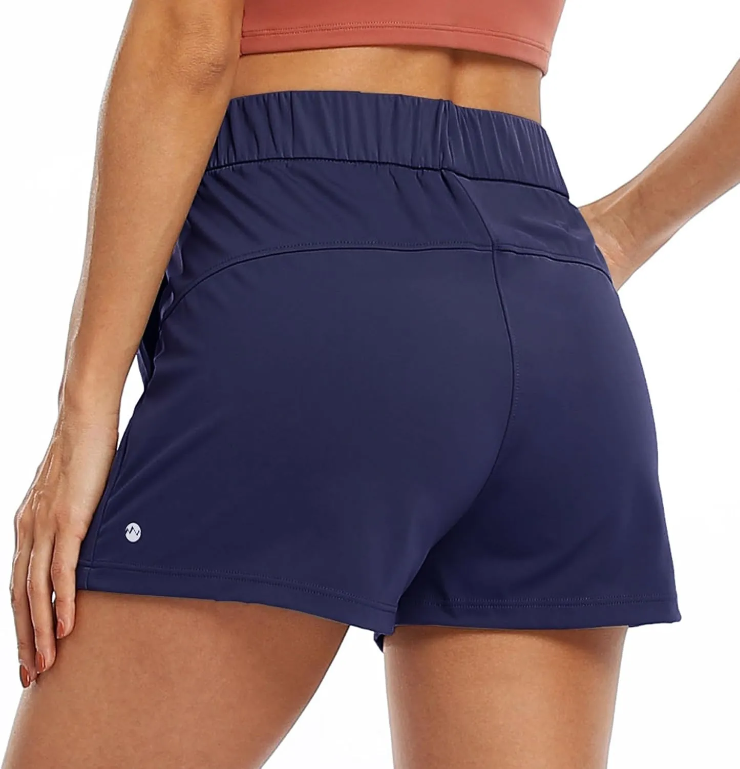 Willit Women's Shorts Hiking Athletic Shorts Yoga Lounge Active Workout Running Shorts Comfy Casual with Pockets 2.5"