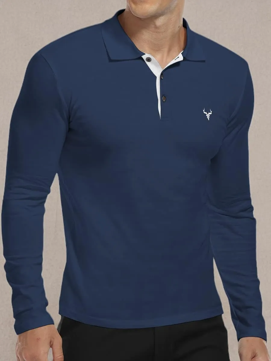 YTD Mens Classic Polo Shirt Short Sleeve Shirts Lightweight Slim Fit Casual Tops