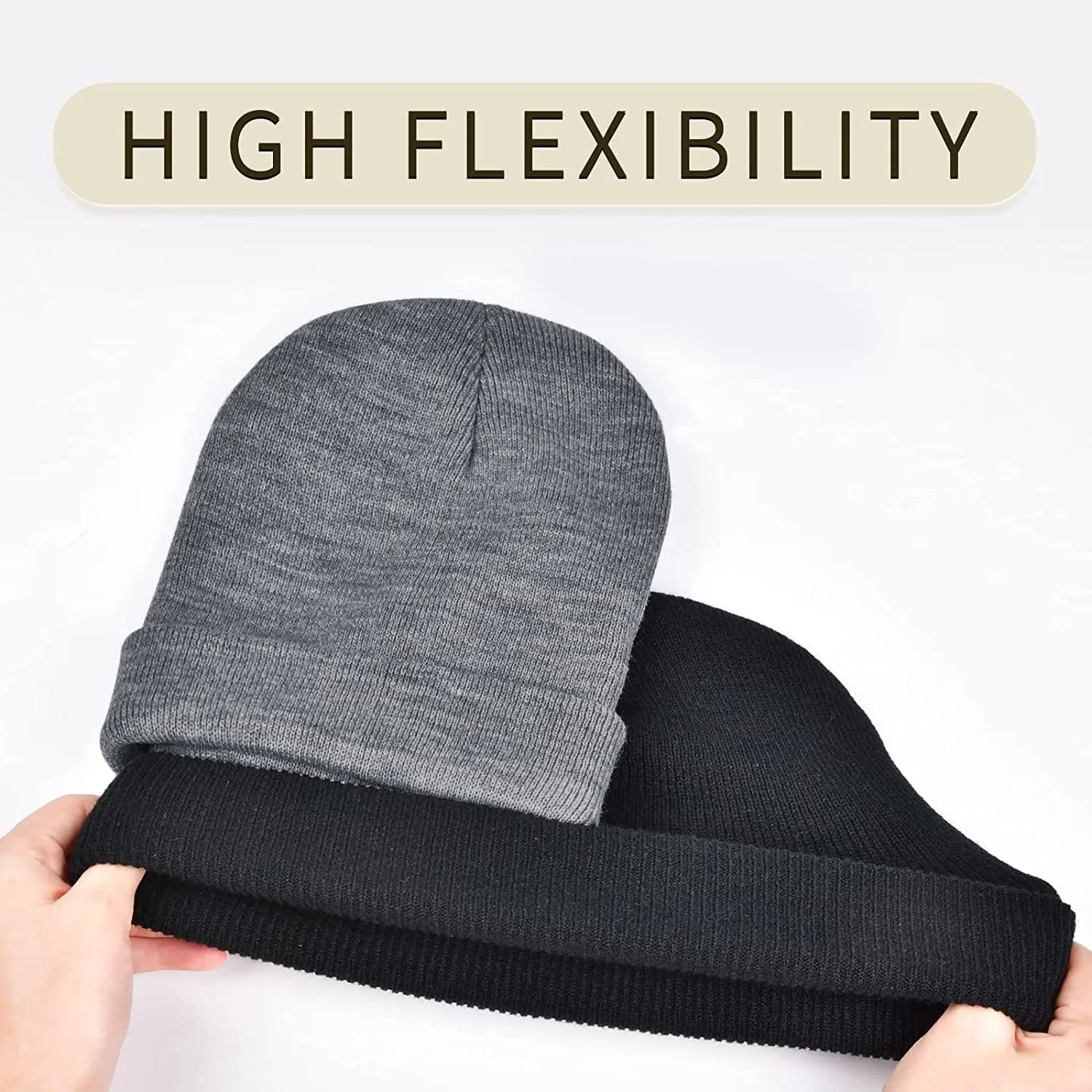ZOORON Beanie for Men Women Slouchy Beanies Hats Winter Warm Knitted Skull Caps Unisex