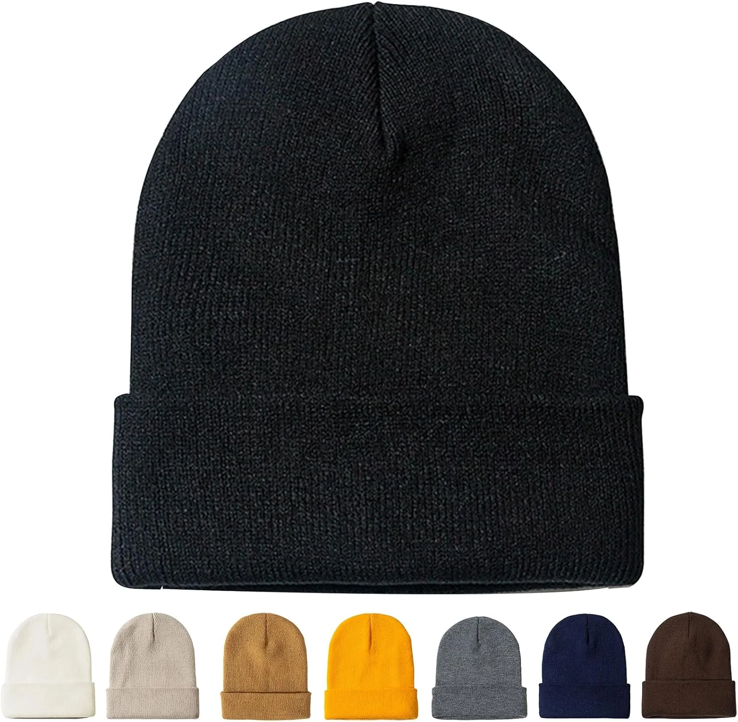 ZOORON Beanie for Men Women Slouchy Beanies Hats Winter Warm Knitted Skull Caps Unisex